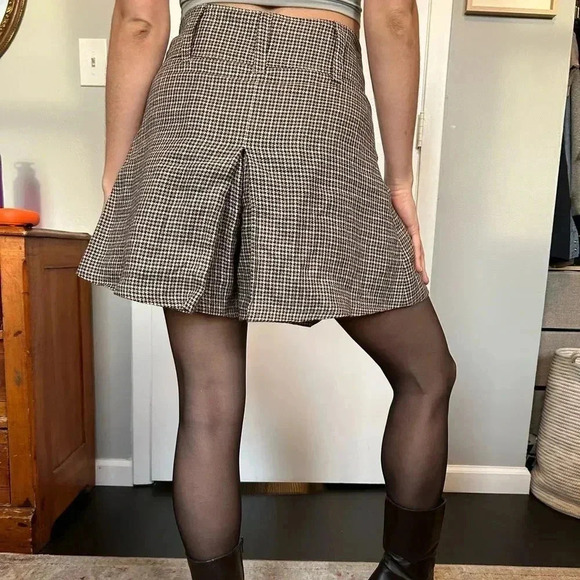 Brunello Cucinelli checked linen skort - Picture 8 of 9